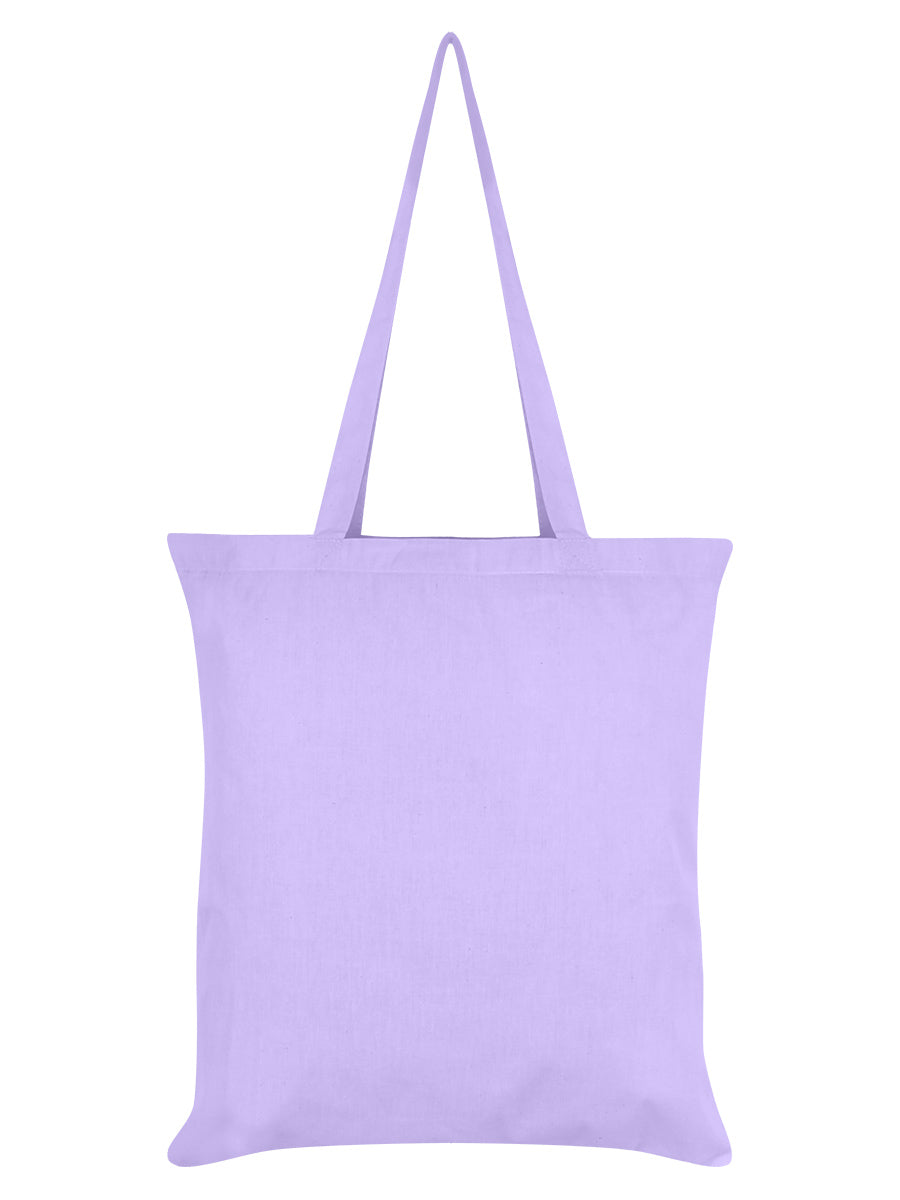Psycho Penguin Don't Care Lilac Tote Bag (PRTOTE166)