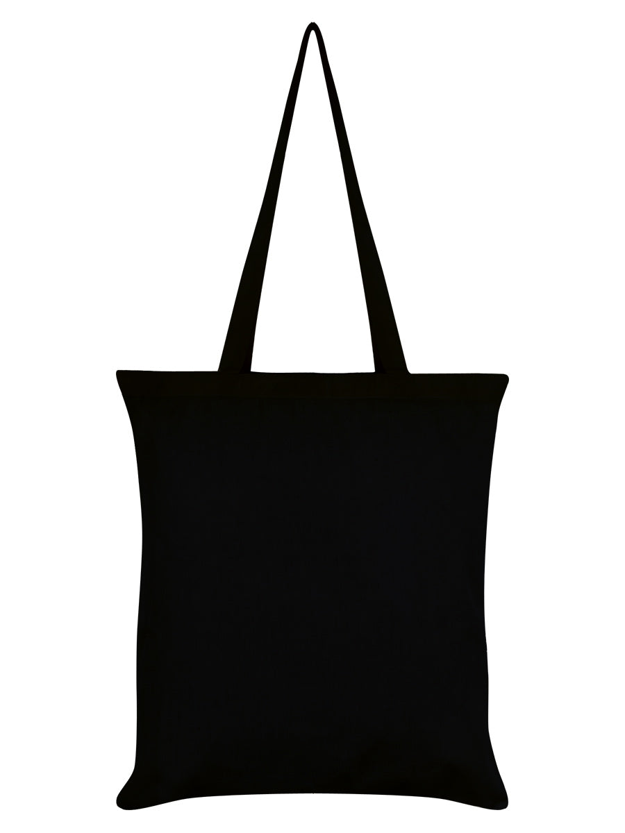 Curious Kitten Black Tote Bag (PRTOTE139)