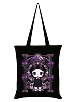 Mio Moon Miss Addams Black Tote Bag (PRTOTE225)