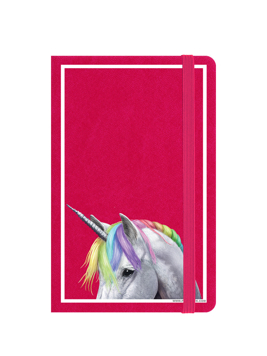 Inquisitive Creatures Rainbow Unicorn Mini A6 Notebook (A6B035 )