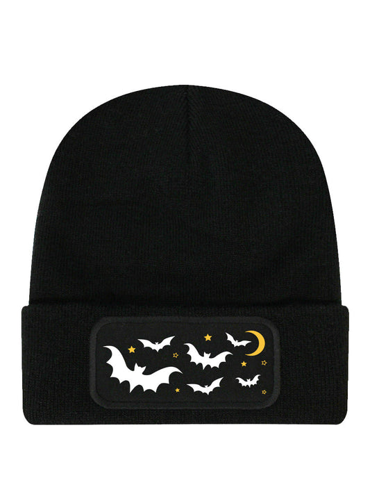 Night Bats Black Beanie (GSBEAN16)