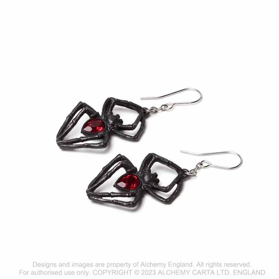 BLACK WIDOW Earrings (E428b)