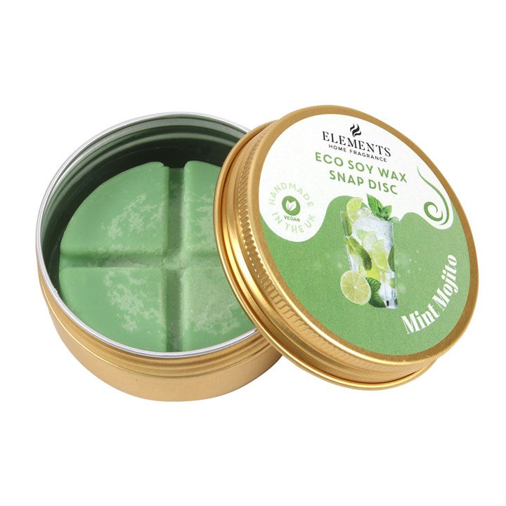 MINT MOJITO SOY WAX SNAP DISC