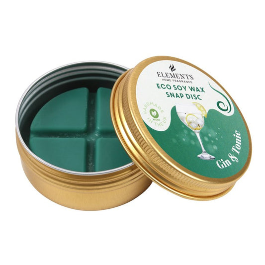 GIN & TONIC SOY WAX SNAP DISC