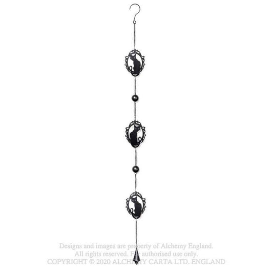 CAT SILHOUETTE (HD20) hanging decorations/ wind chime