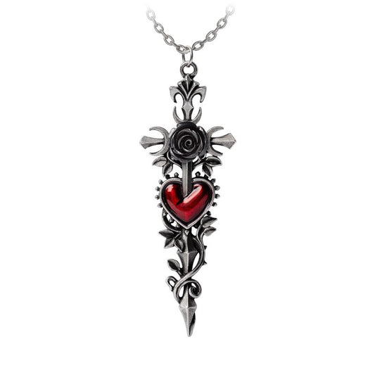 Cross of the Dark Kiss (P975) Pendant