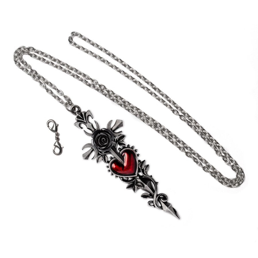 Cross of the Dark Kiss (P975) Pendant