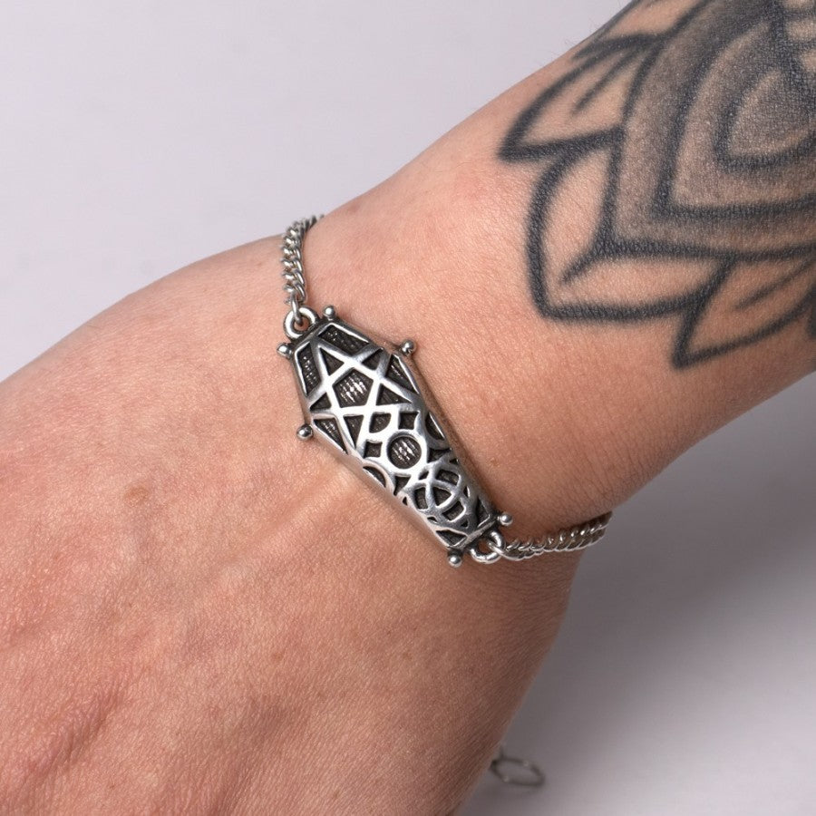 Hex Coffin (A144) Bracelet