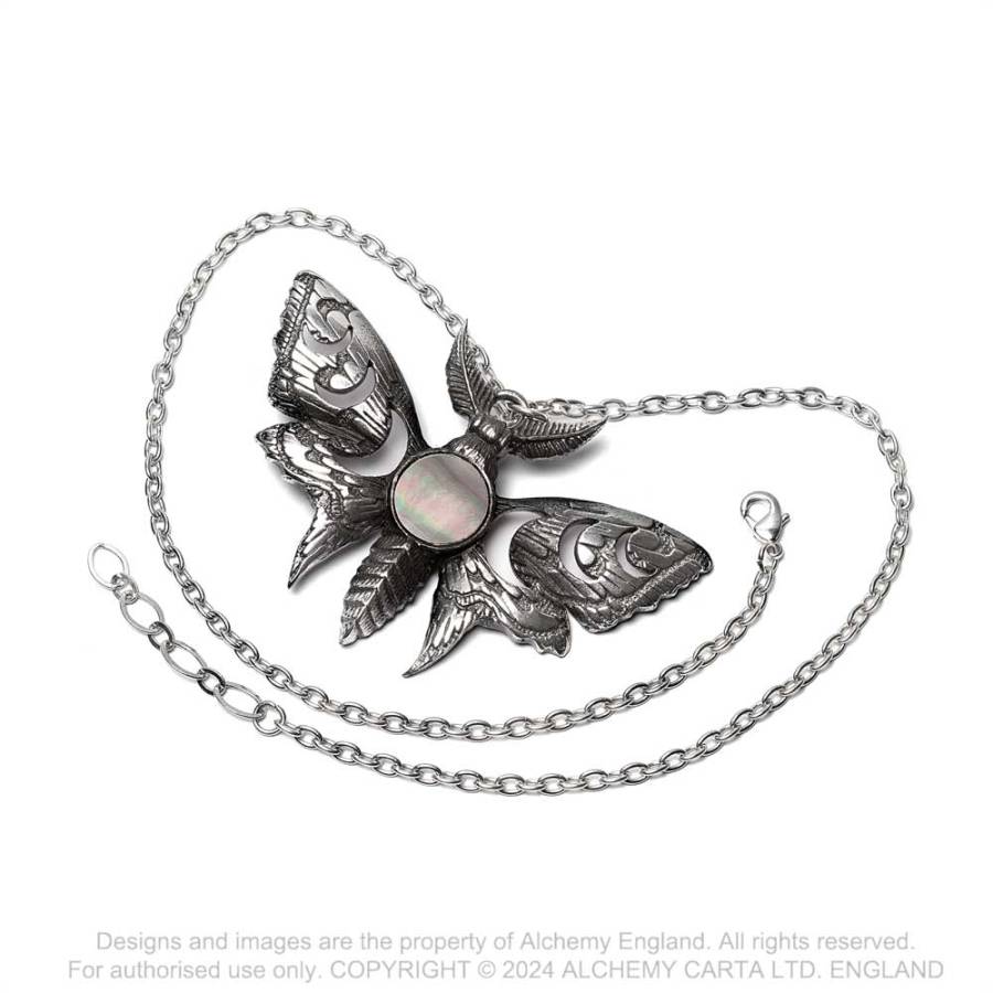 Lunar Moth (P974) Necklace