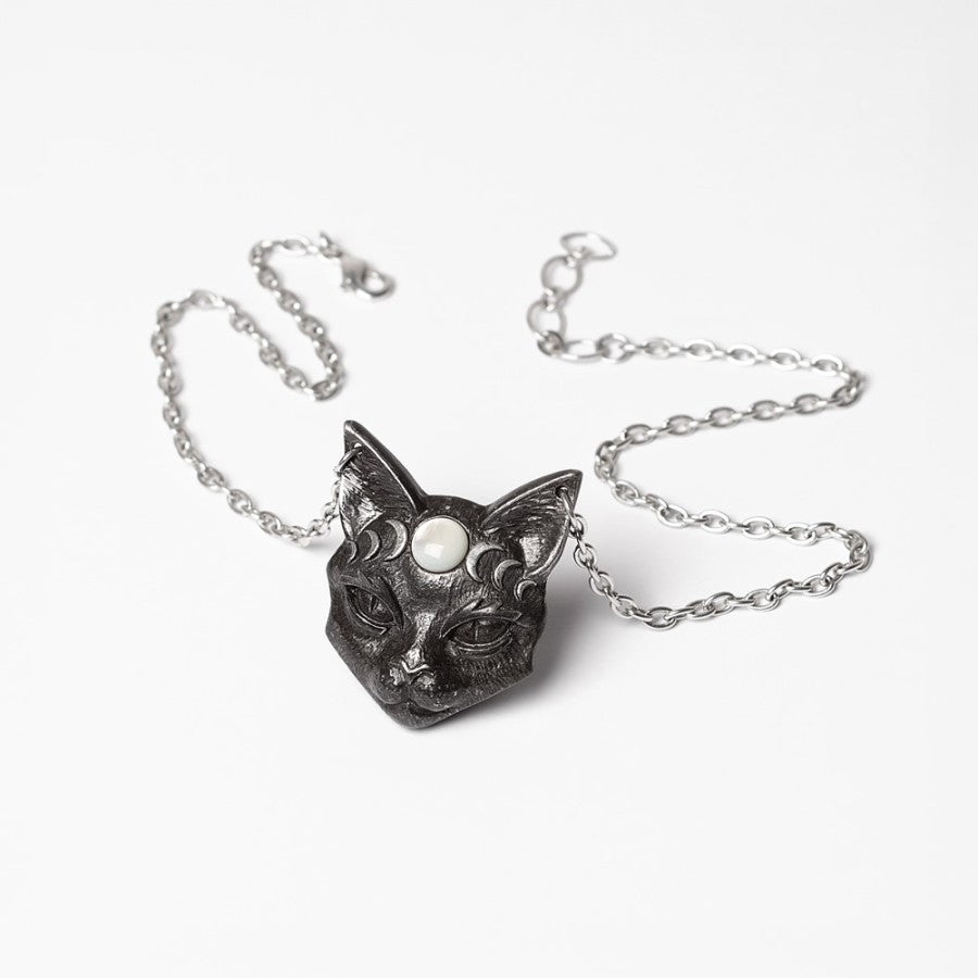 Mystic Moon Cat (P988) Pendant