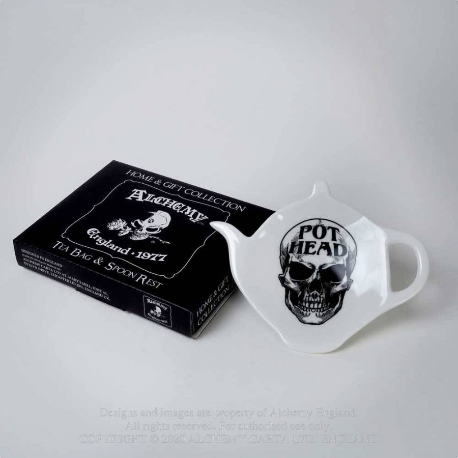 POT HEAD: TEA SPOON HOLDER/REST (SR6)