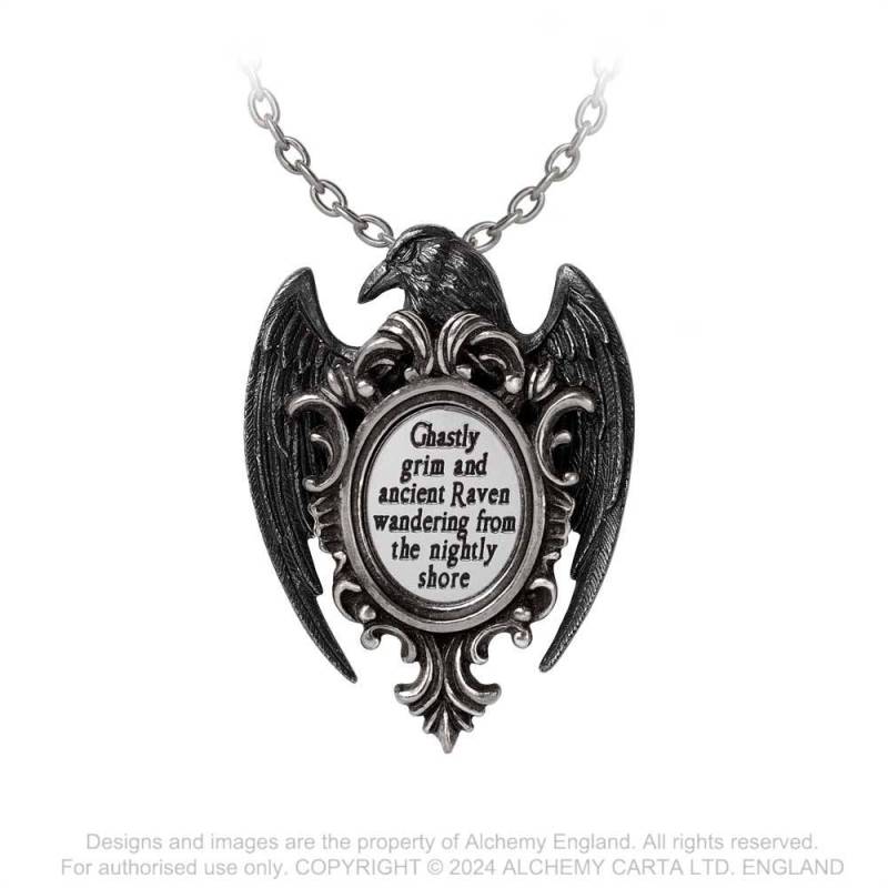 QUOTH THE RAVEN (P958) Pendant