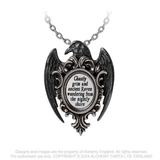 QUOTH THE RAVEN (P958) Pendant