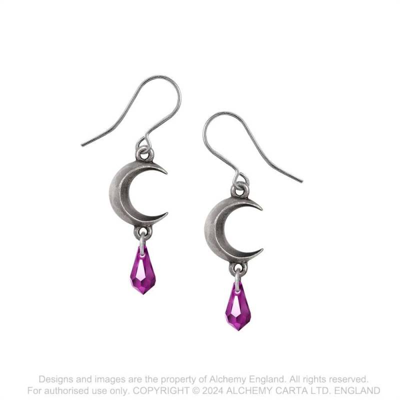 TEARS OF THE MOON - AMETHYST (E477A) Earrings