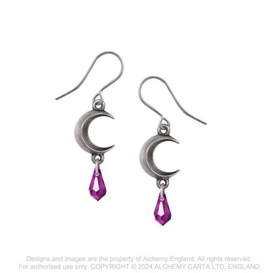 TEARS OF THE MOON - AMETHYST (E477A) Earrings