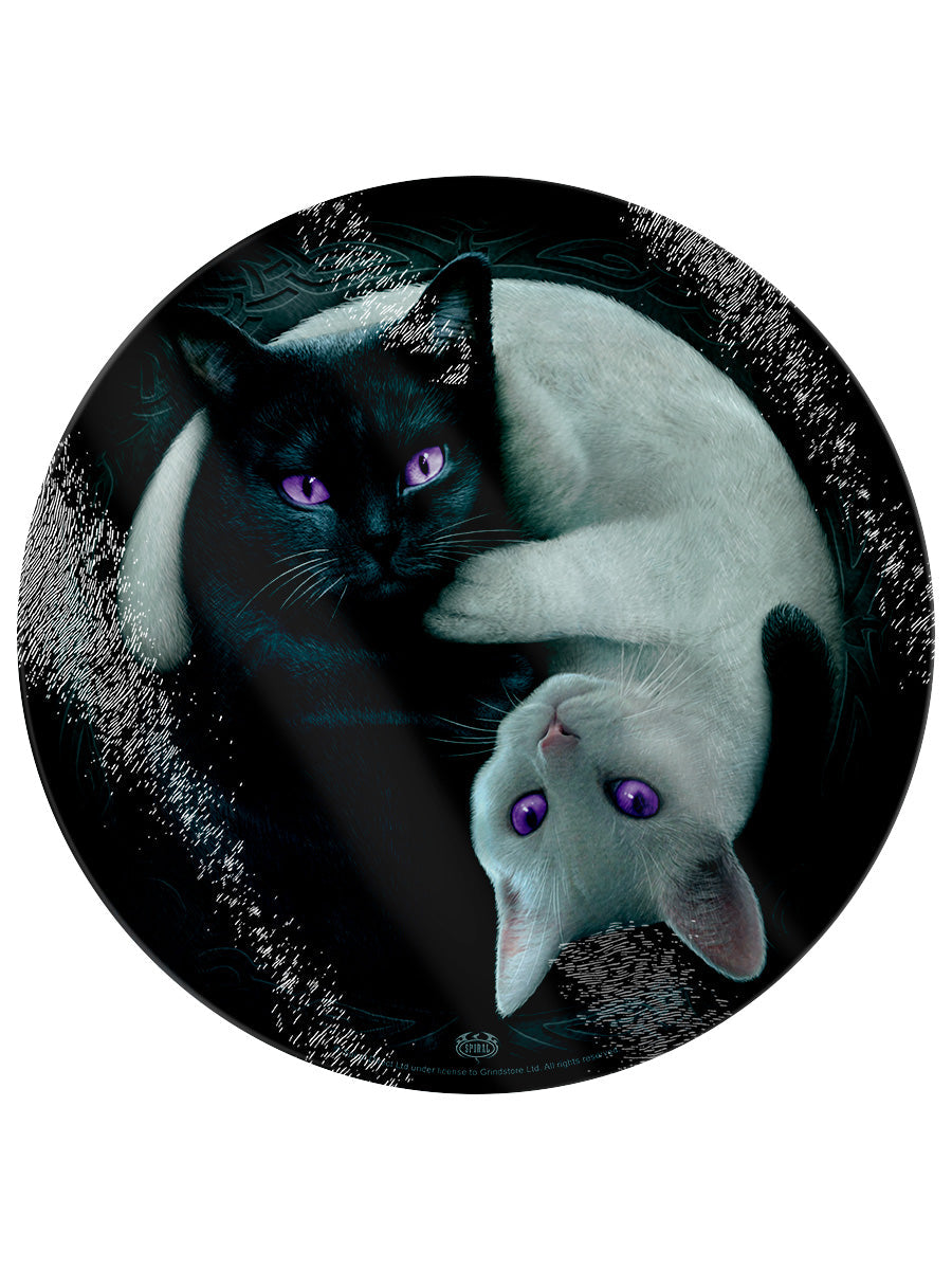 Spiral Yin Yang Circular Cat Chopping Board (F035A021)