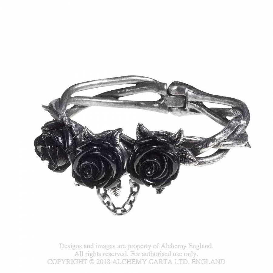 WILD BLACK ROSE Bracelet (A125)