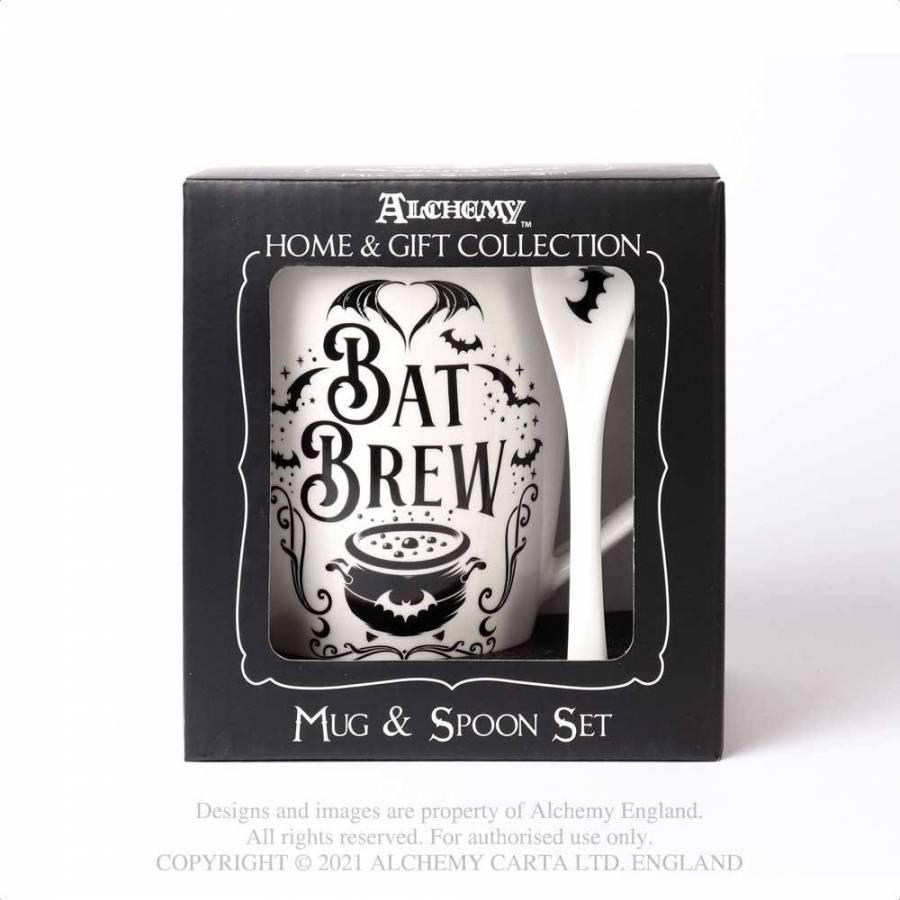 BAT BREW Mug and Spoon set (ALMUG21)