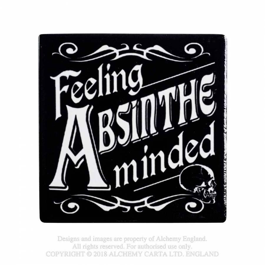 FEELING ABSINTHE MINDED coaster (CC4)