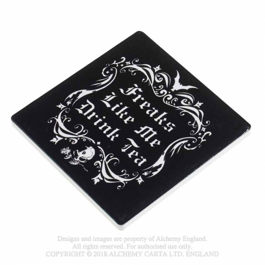 FREAKS LIKE ME DRINK TEA  coaster (CC5)