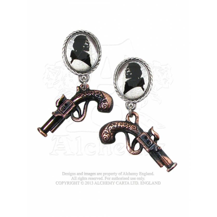 Memento For A Highwayman Stud Earrings (E311)