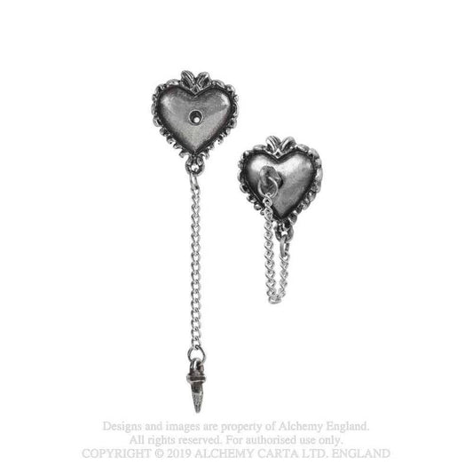 WITCHES HEART Earrings (E433)