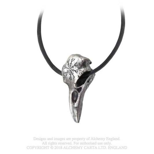 HELM OF AWE RAVENSKULL (P687) Pendant