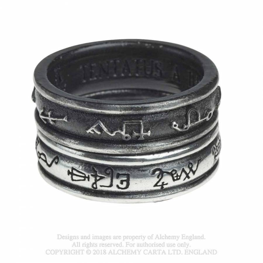 DEMON BLACK & ANGEL WHITE Ring (R212)