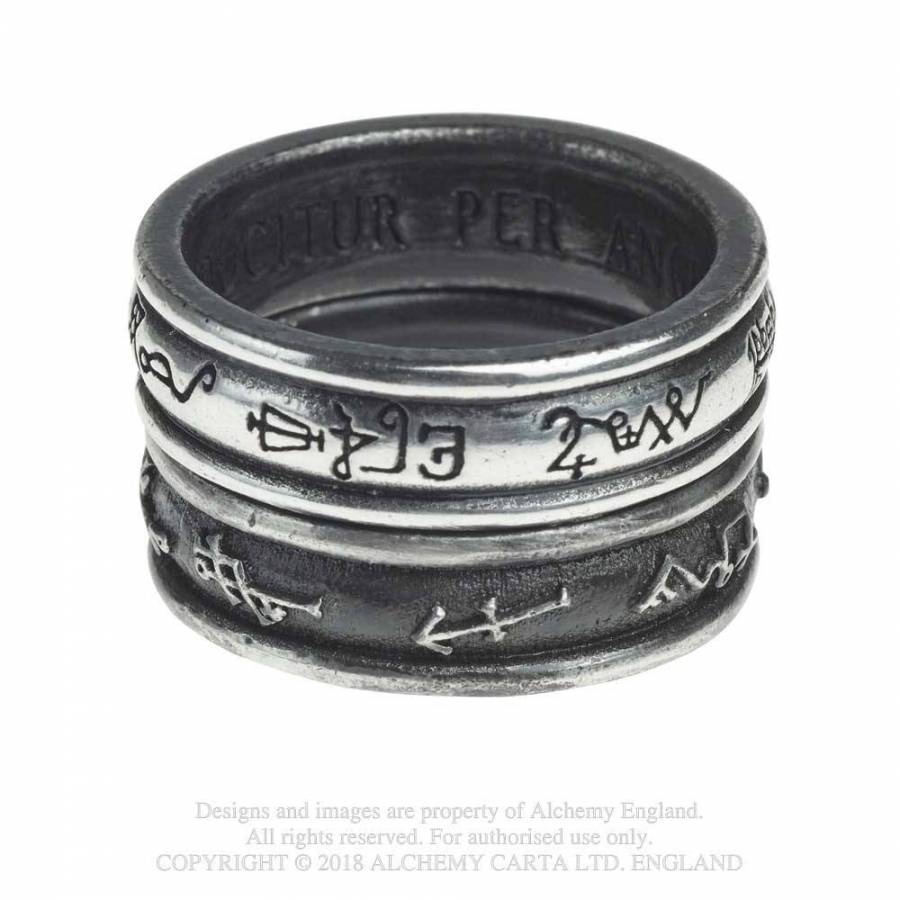 DEMON BLACK & ANGEL WHITE Ring (R212)