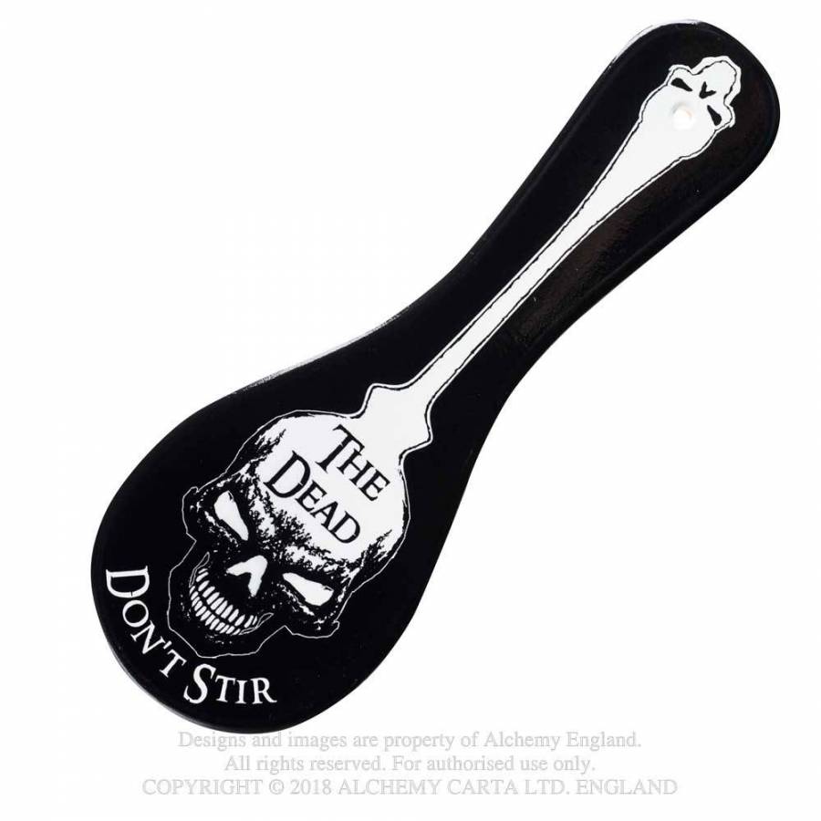 THE DEAD DON'T STIR Spoon Rest (SR2)