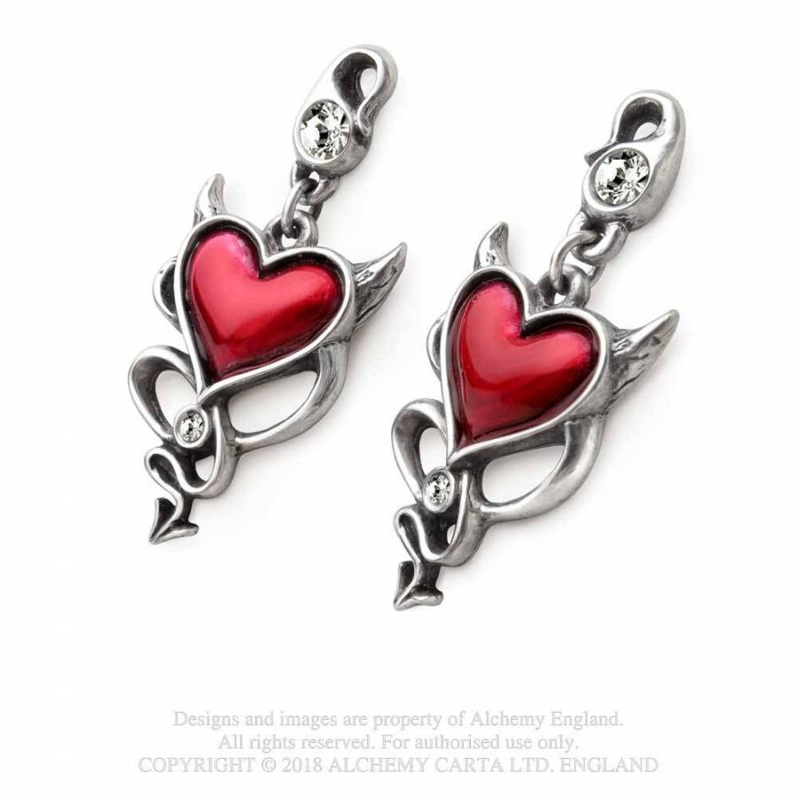 DEVIL HEART Studs (ULFE22)