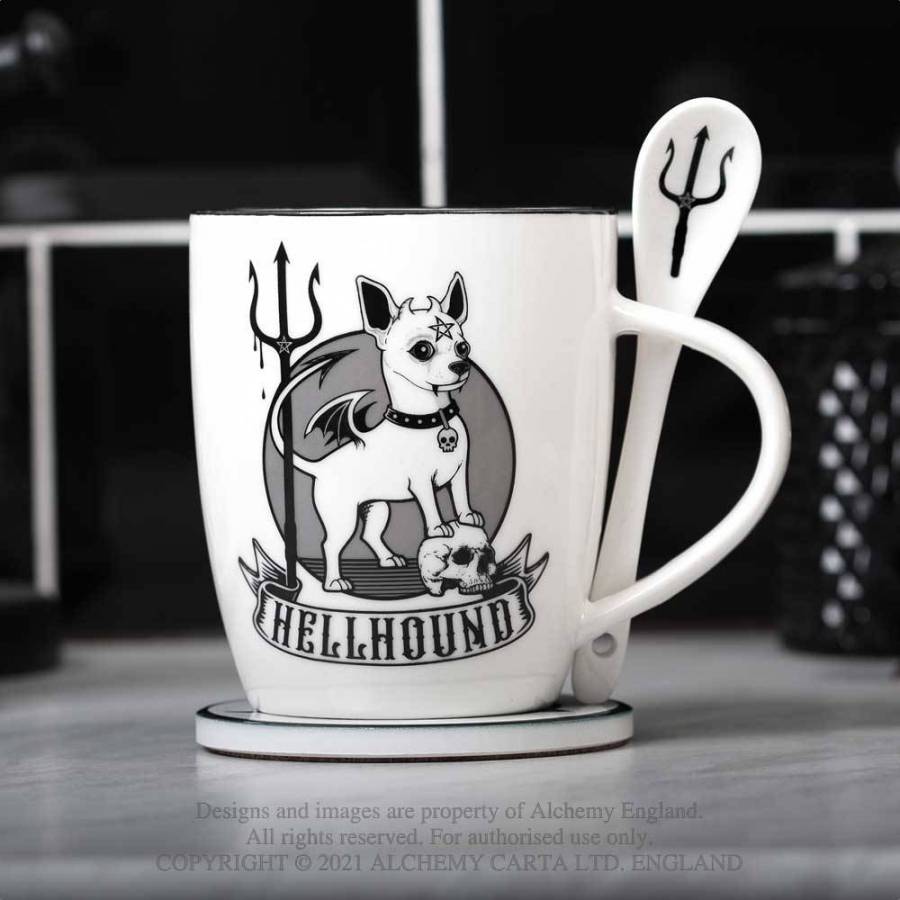 HELLHOUND Mug and Spoon set (ALMUG24)