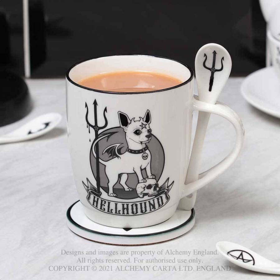 HELLHOUND Mug and Spoon set (ALMUG24)