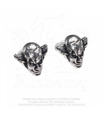 M'ERA LUNA EVIL CLOWN Stud earrings (E386)
