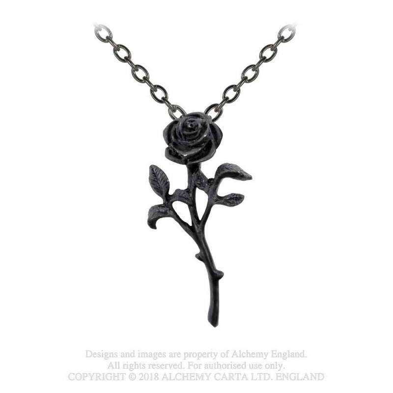 THE ROMANCE OF THE BLACK ROSE Pendant (P695)