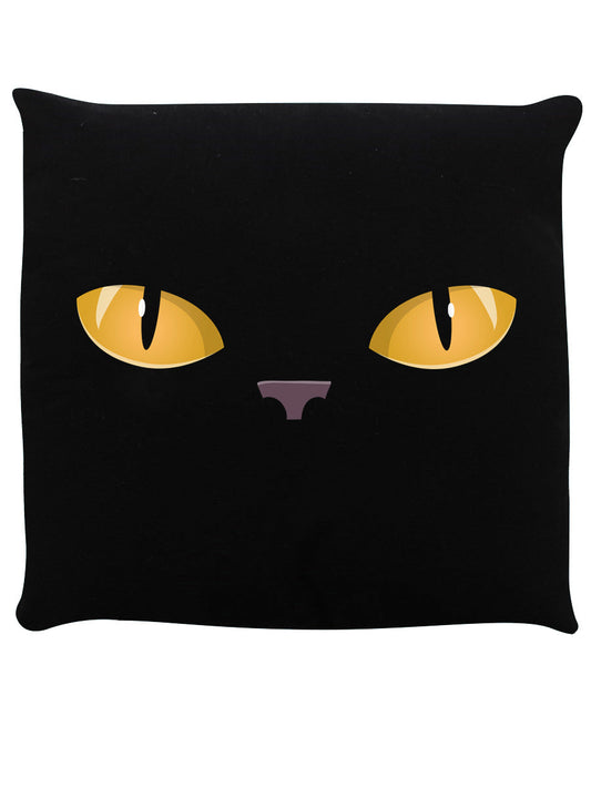 GSCH158 Curious Kitten Black Cushion