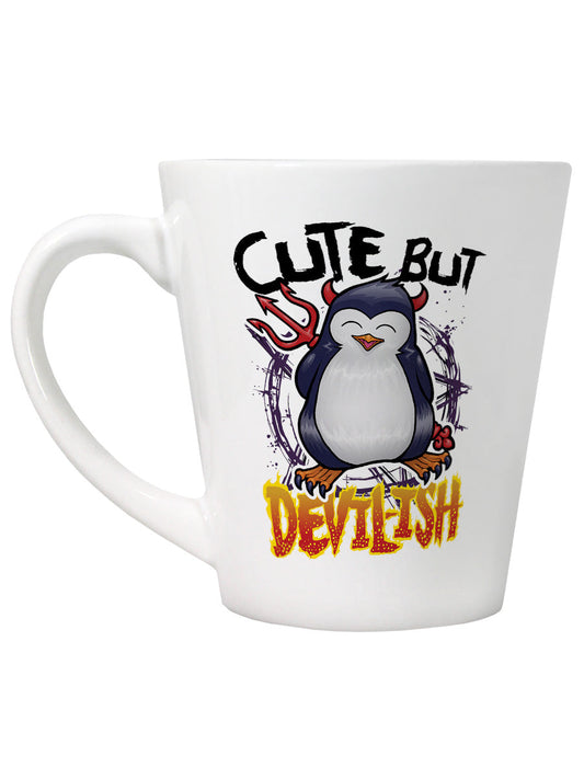Psycho Penguin Cute But Devilish Latte Mug (LATMUG111 )