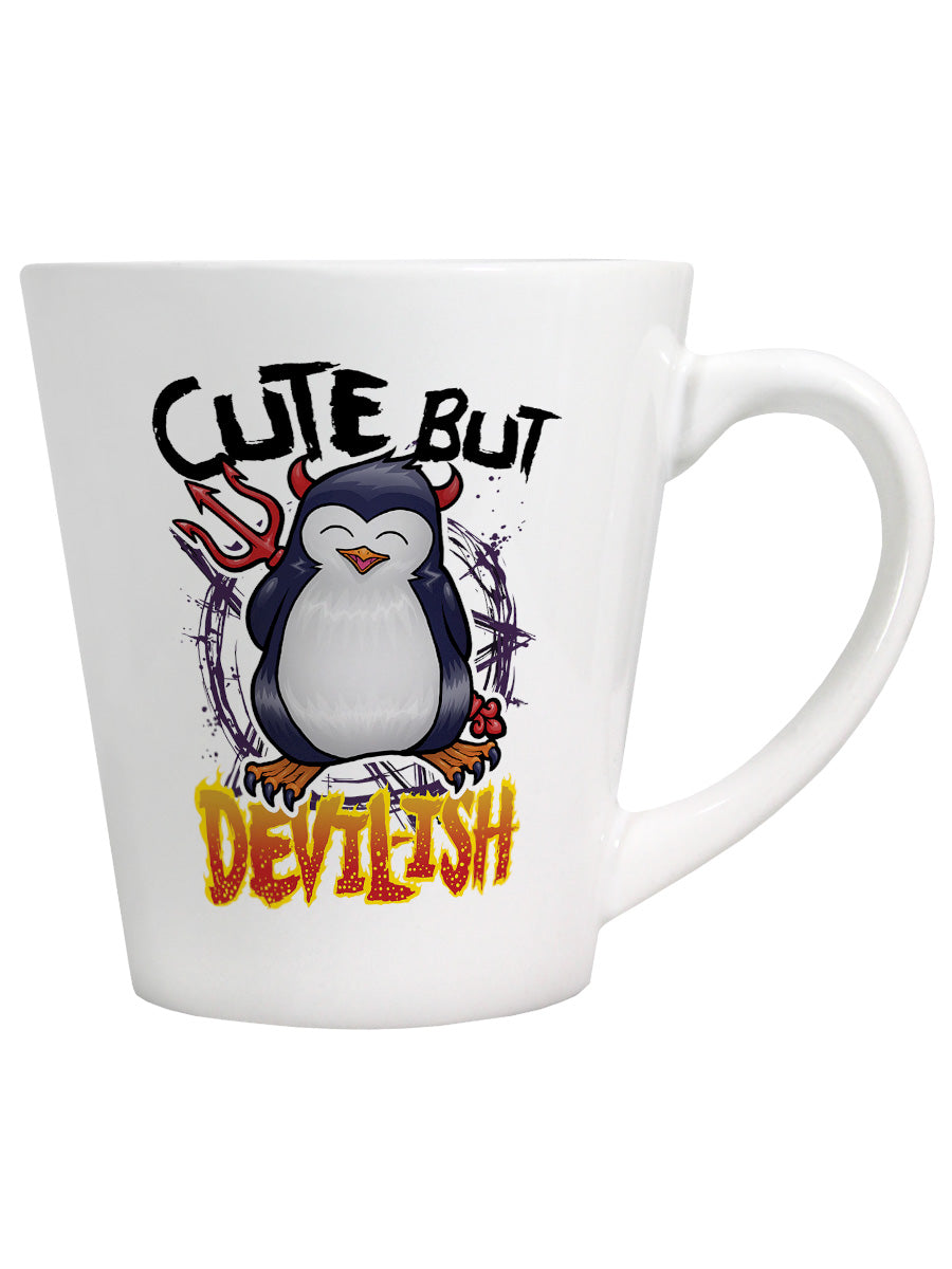 Psycho Penguin Cute But Devilish Latte Mug (LATMUG111 )