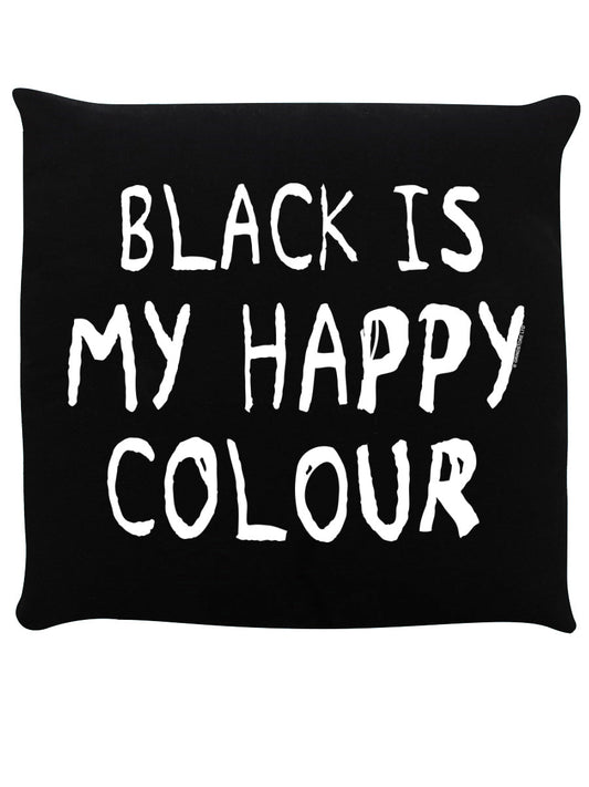 GSCH321 Black Is My Happy Black Cushion