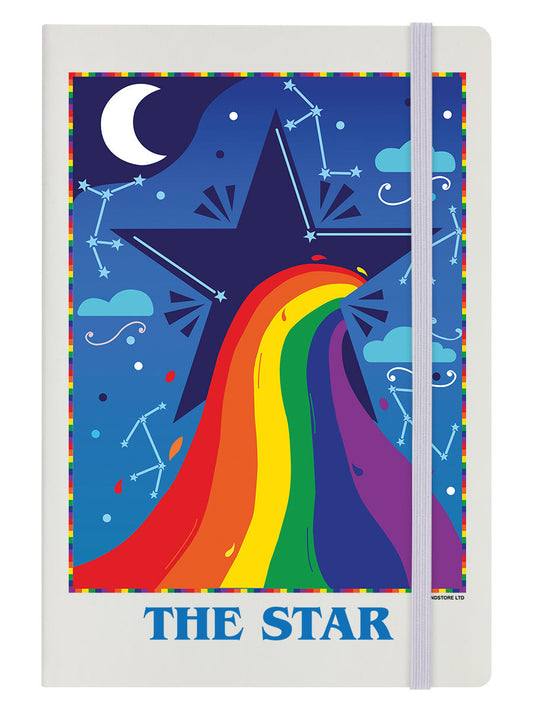 Deadly Tarot Pride The Star Cream A5 Hard Cover Notebook (MyNo469)