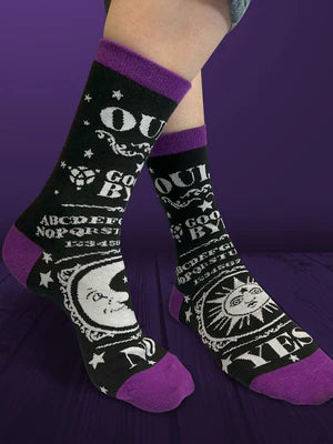 Twisted Soles Ouija Adult Socks Size UK 3-7 (TWSSOK010-1)