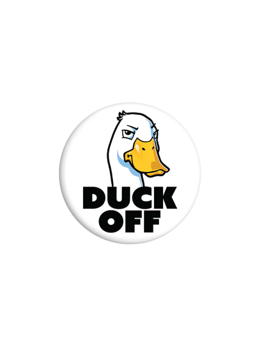 Duck Off Badge (BDG25-109)