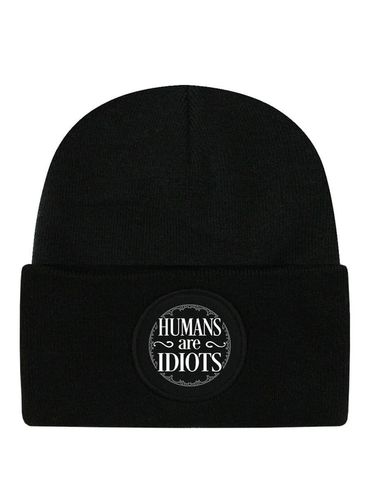 Humans Are Idiots Black Beanie