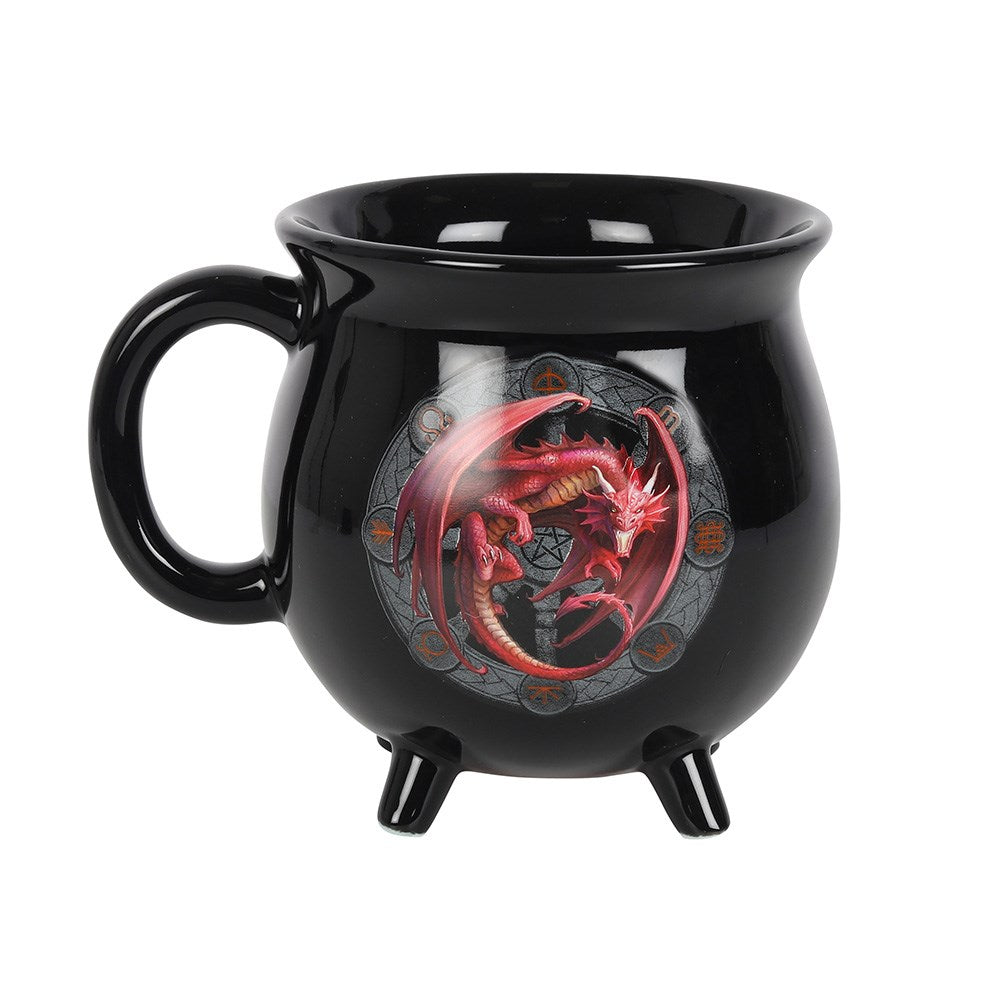 LAMMAS COLOUR CHANGING CAULDRON MUG BY ANNE STOKES