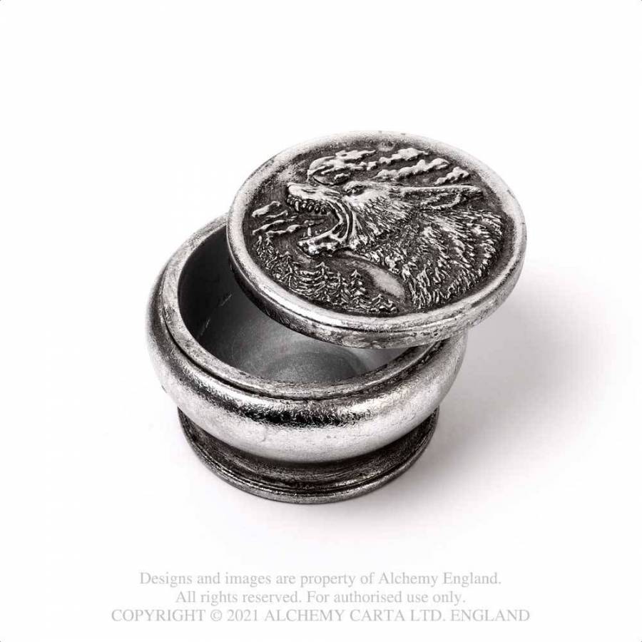 HOUR OF THE WOLF BOX - ANTIQUE SILVER (V103)