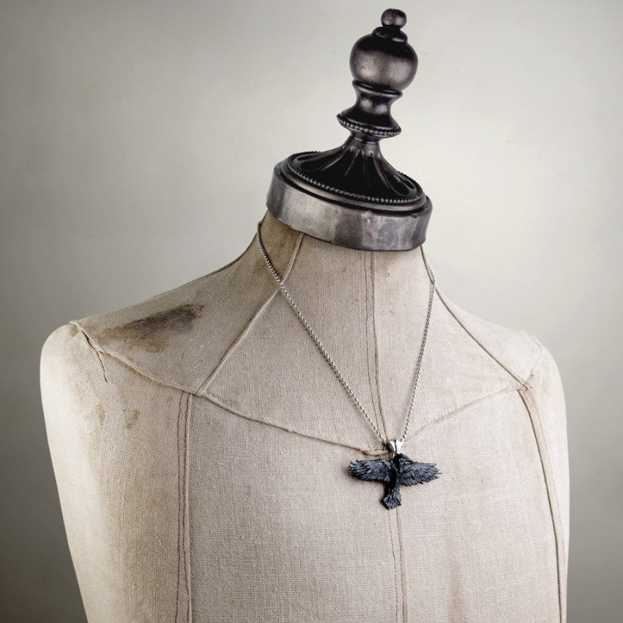 Black Raven (P193) Pendant