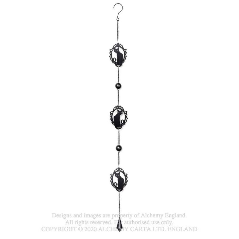 CAT SILHOUETTE (HD20) hanging decorations/ wind chime