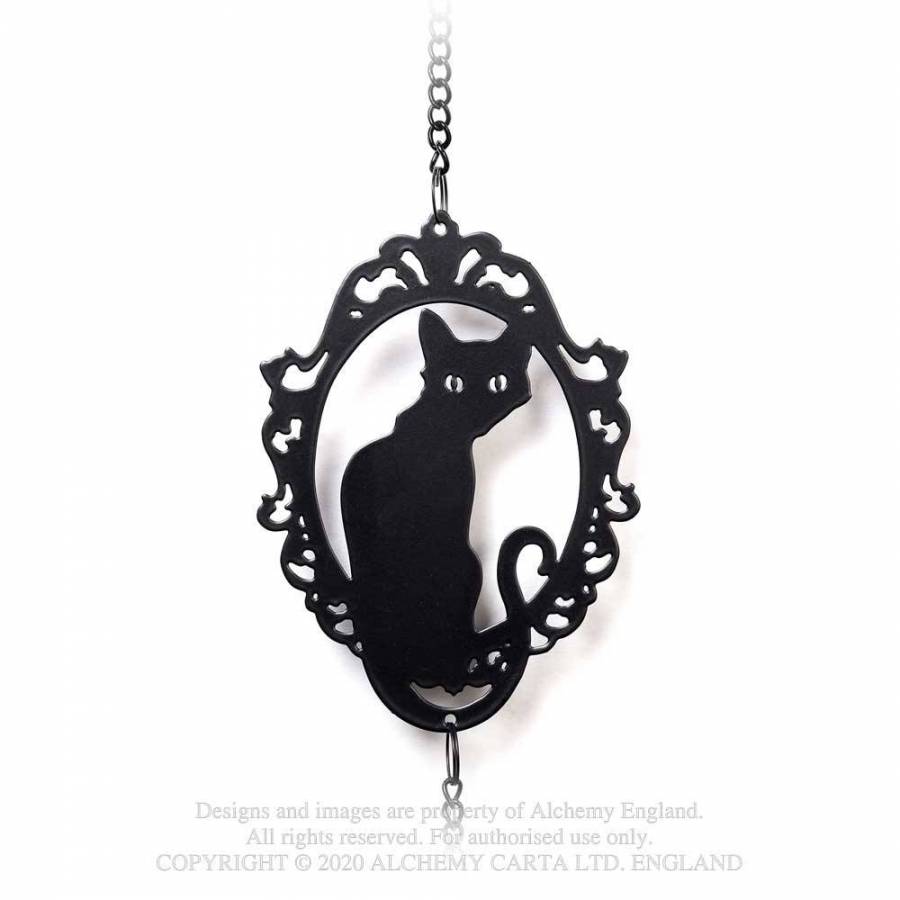 CAT SILHOUETTE (HD20) hanging decorations/ wind chime