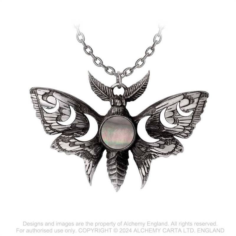 Lunar Moth (P974) Necklace