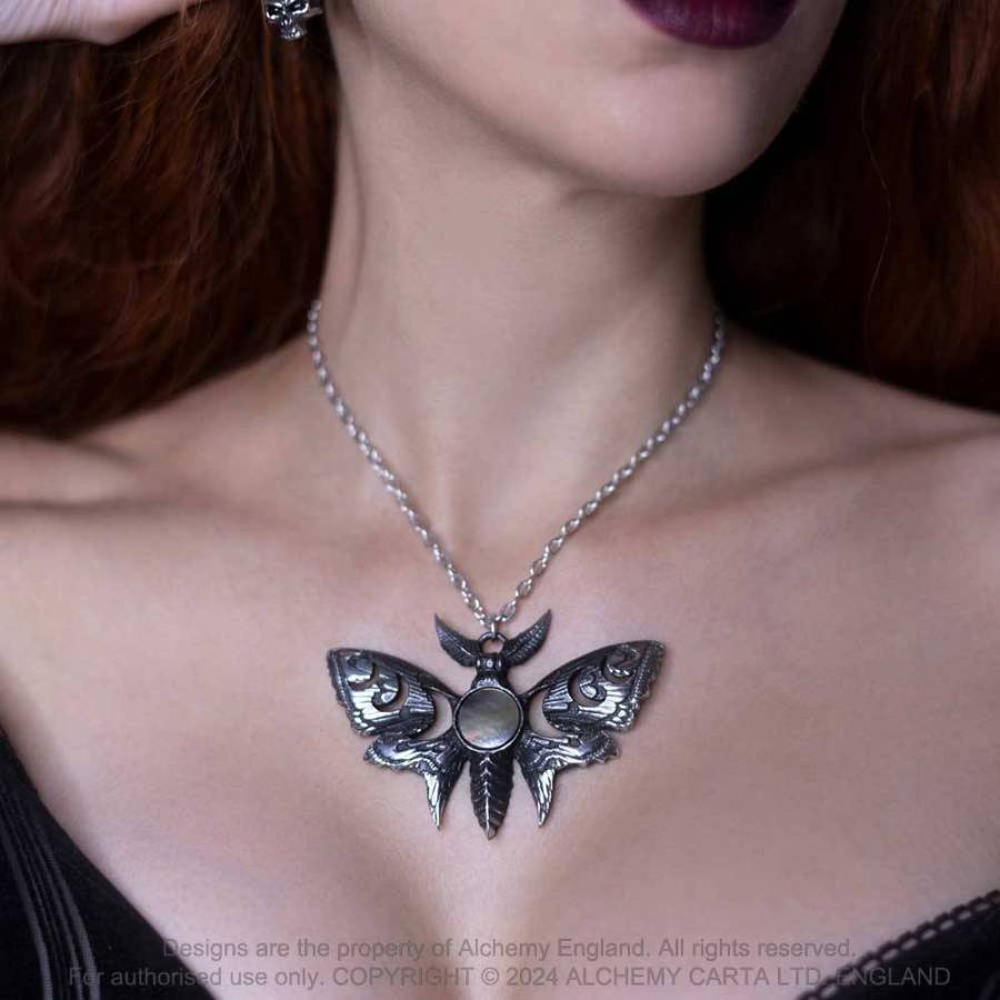 Lunar Moth (P974) Necklace